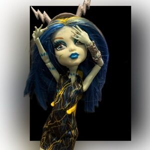 Colorful FREAKY FUSION MH Doll with Blue Hair